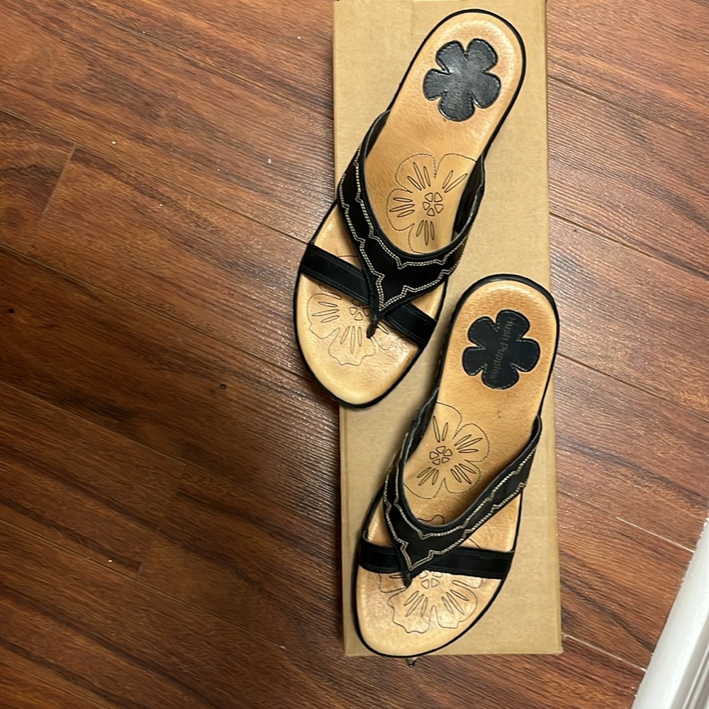 Hush Puppies wedge slides
